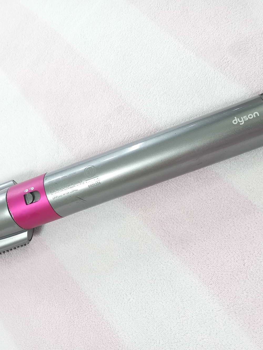 Dyson Silver and Pink Cordless Handheld Vacuum Attachment